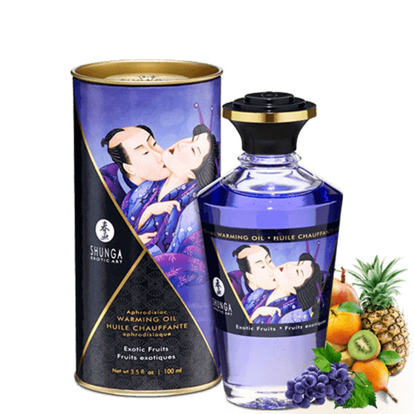 Warming Massage Oil – Shunga Exotic Fruit 3.5 oz