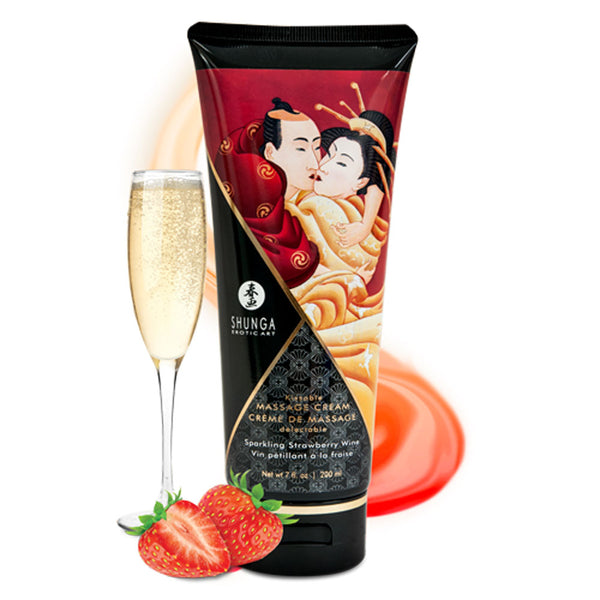 Massage Cream – Shunga Strawberry Champagne 7 oz