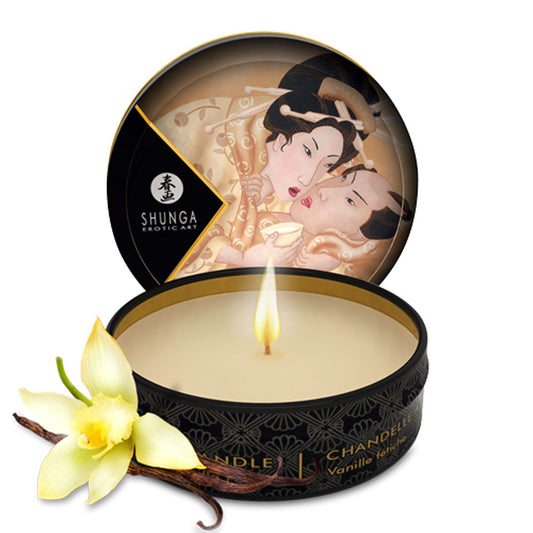 Mini Massage Candle – Shunga Vanilla Fetish 1oz
