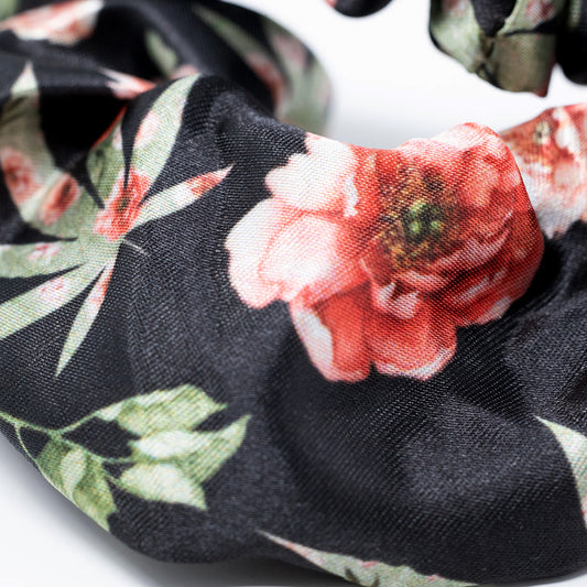 SCRUNCHIE WEED AND FLOWERS