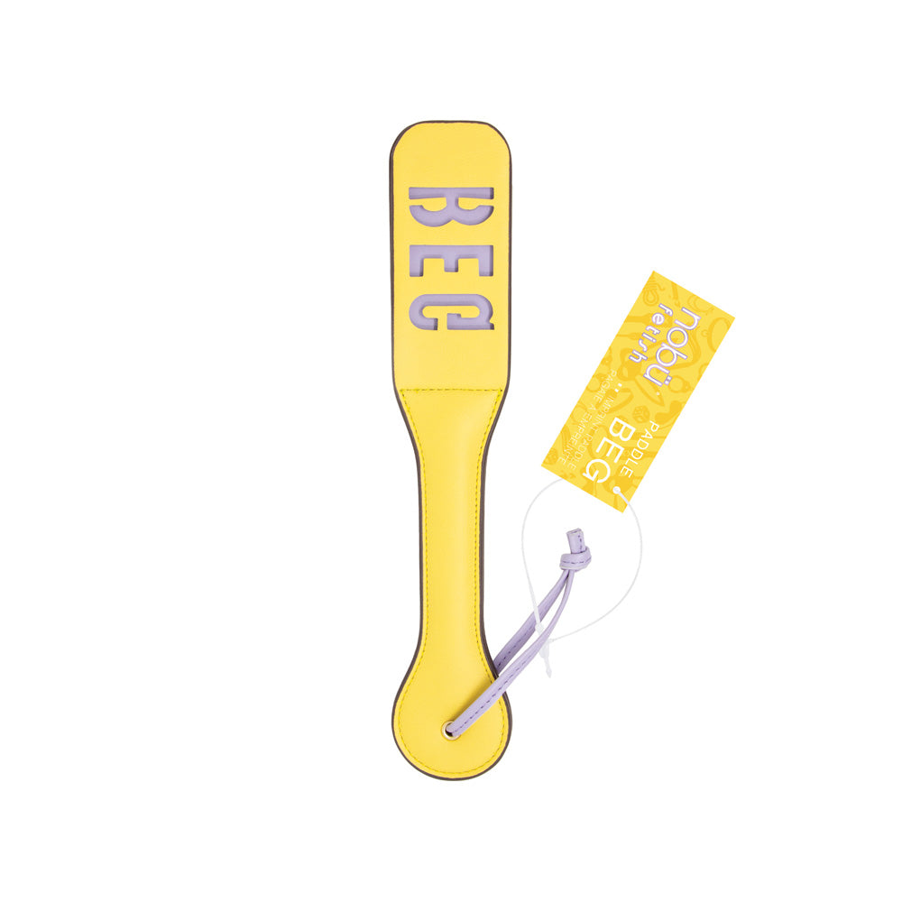Imprint Impact Paddle – BEG – Nobü Fetish Yellow/Purple