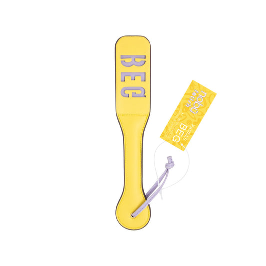 Imprint Impact Paddle – BEG – Nobü Fetish Yellow/Purple