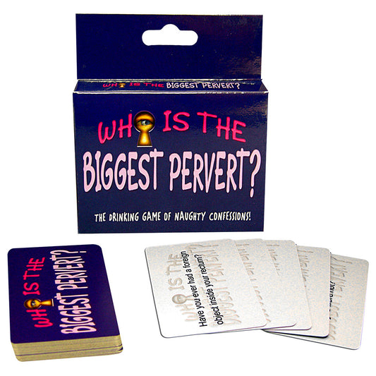 WHO IS THE BIGGEST PERVERT? CARD GAME