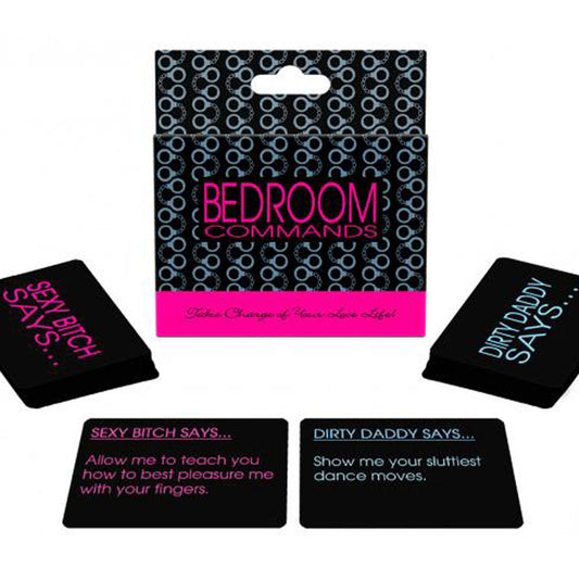 BEDROOM COMMANDS CARD GAME