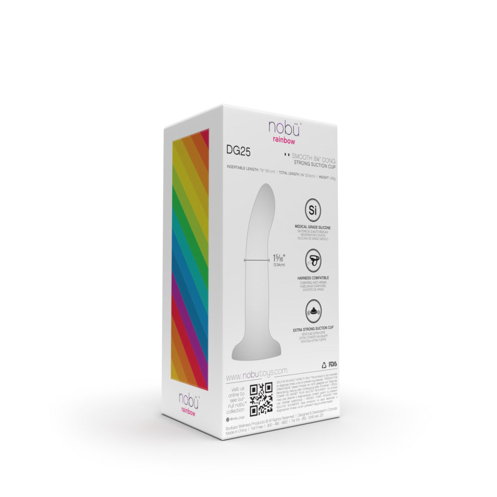 Large Silicone Dildo with Suction Cup – Nobü Rainbow DG25 Blue Tie-Dye