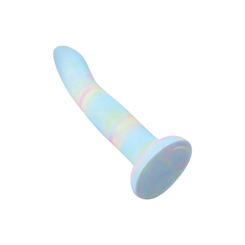 Large Silicone Dildo with Suction Cup – Nobü Rainbow DG25 Blue Tie-Dye