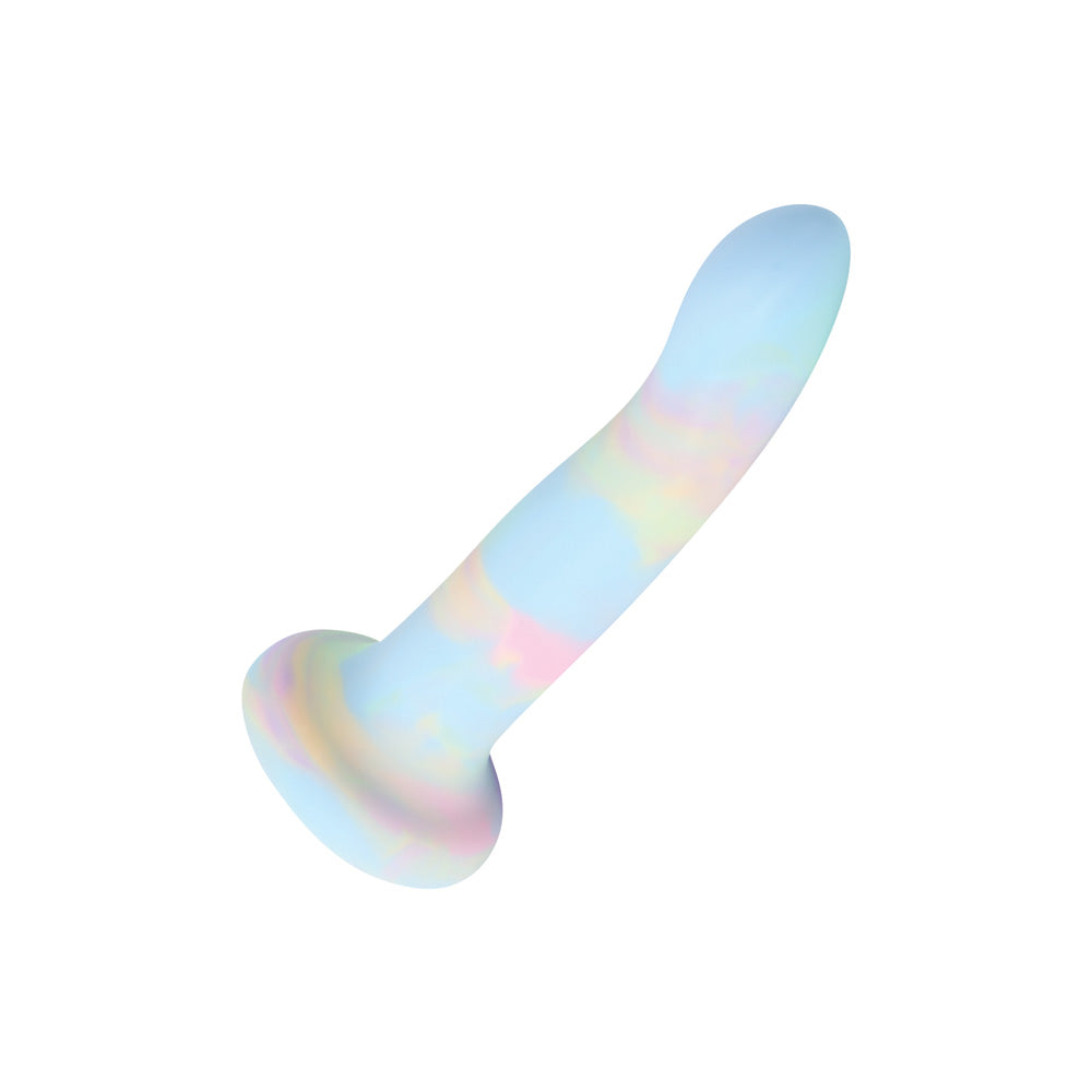 Large Silicone Dildo with Suction Cup – Nobü Rainbow DG25 Blue Tie-Dye