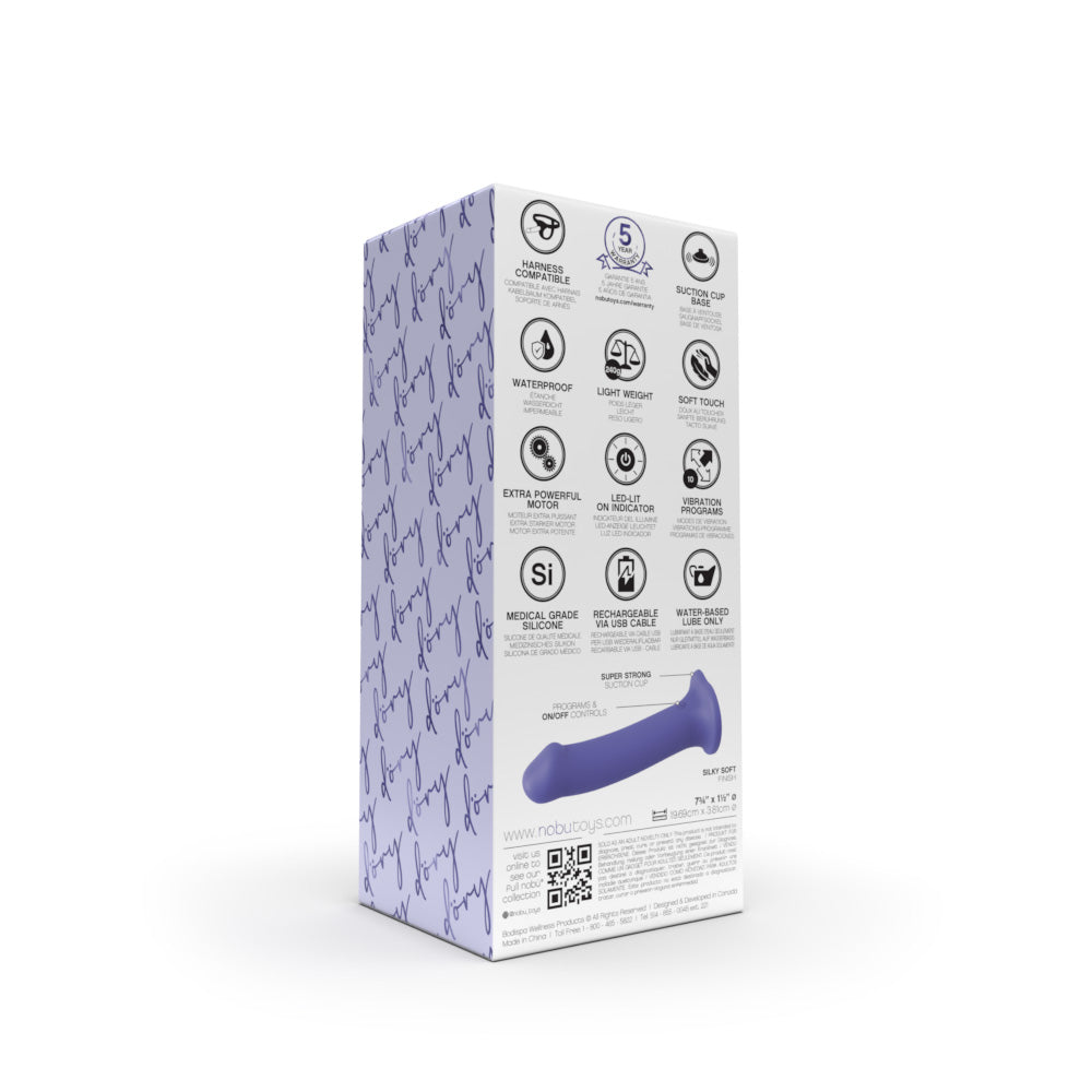 Vibrating Dildo with Suction Cup – Nobü Döry Purple