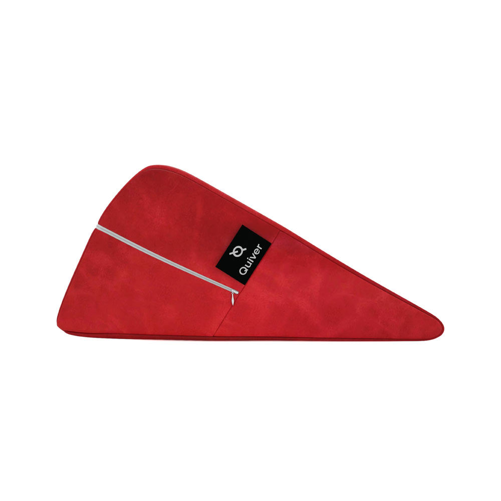 Positioning pillow – Quiver Edge Wedge Vegan Leather Cherry