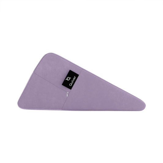 Positioning Pillow – Quiver Edge Wedge Velvet Lavender