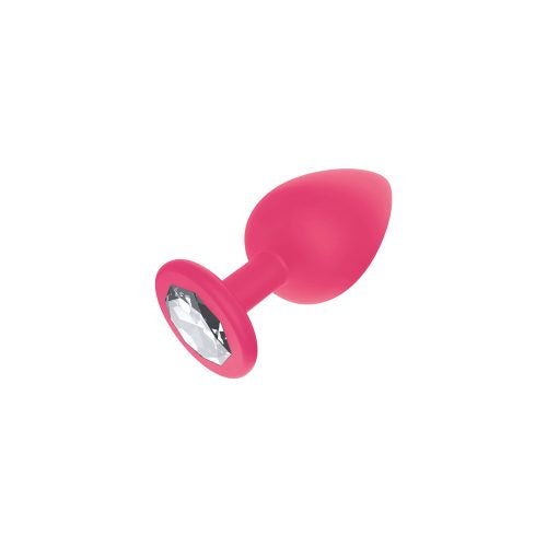 SMALL SILICONE PLUG WITH JEWELS