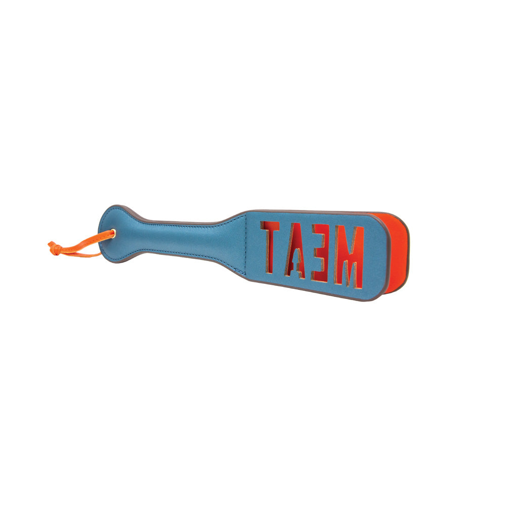Imprint Impact Paddle – MEAT – Nobü Fetish Blue/Orange