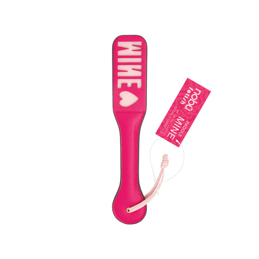 Imprint Impact Paddle – MINE – Nobü Fetish Pink