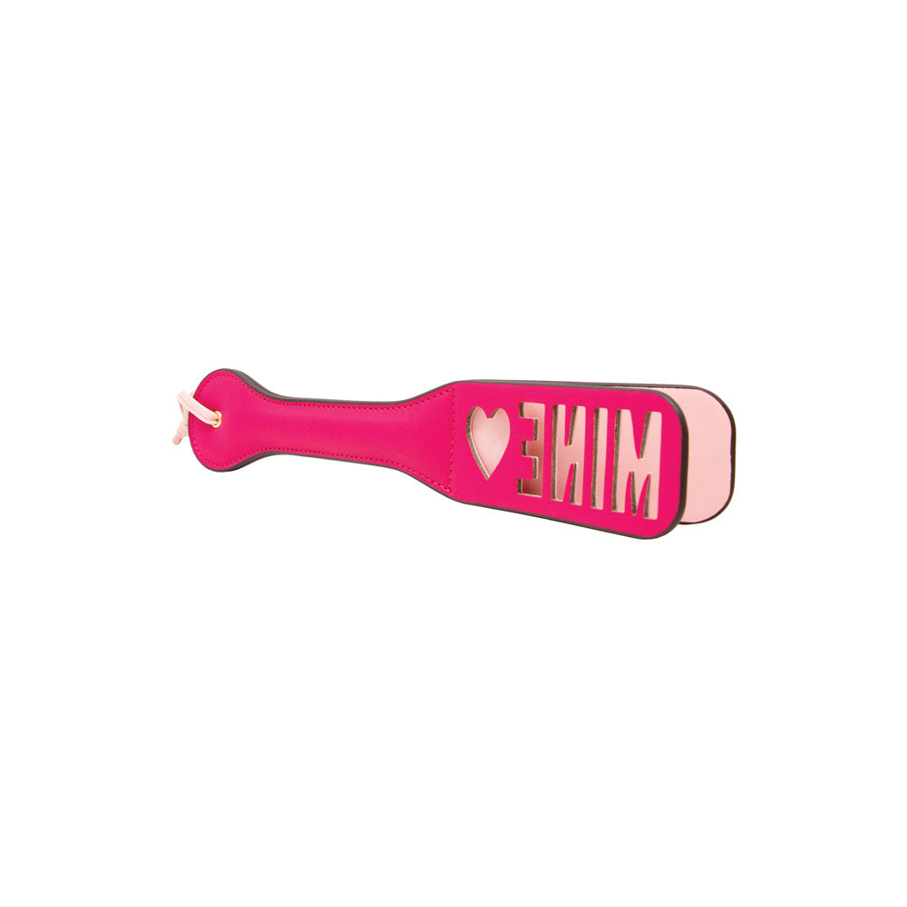Imprint Impact Paddle – MINE – Nobü Fetish Pink