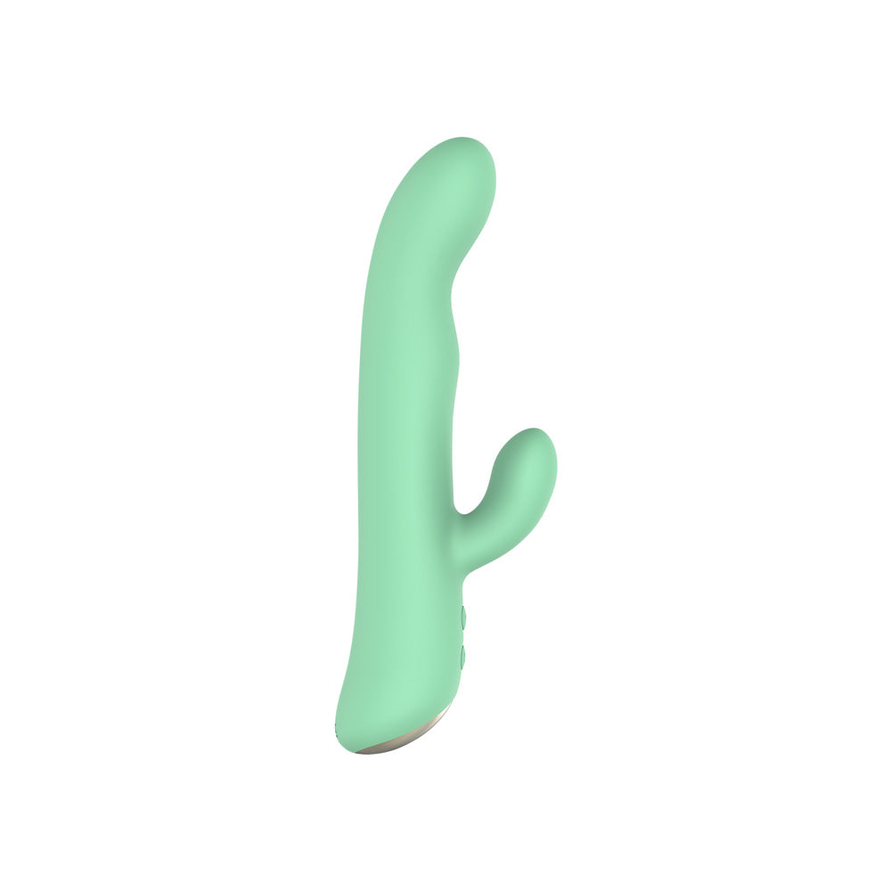 Dual Vibrator with Rotating Tip – Nobü Essentials Olli Green