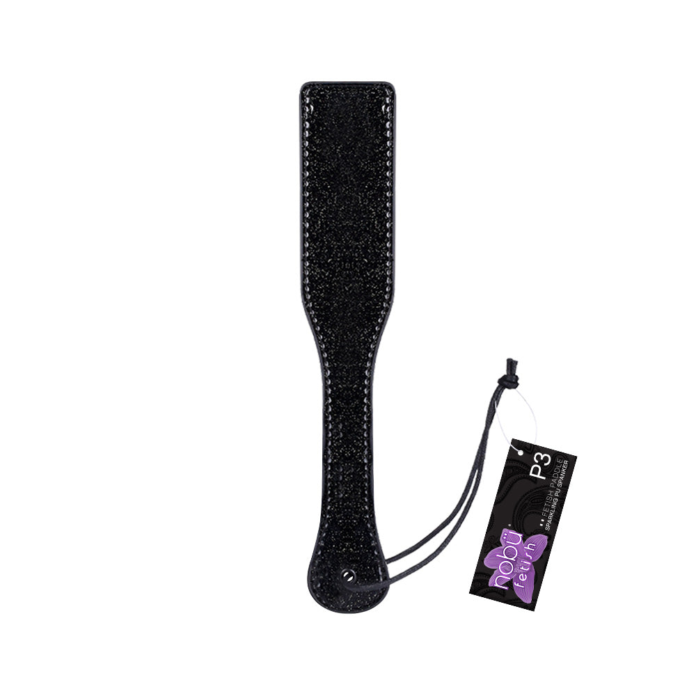 Impact Paddle – Nobü Fetish P3 Black Glossy Sparkle