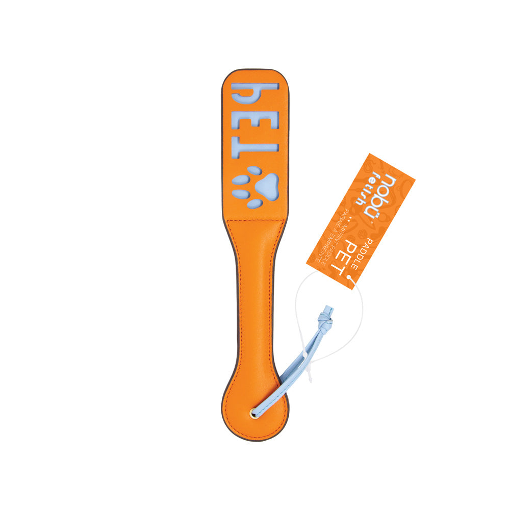 Imprint Impact Paddle – PET – Nobü Fetish Orange/Blue