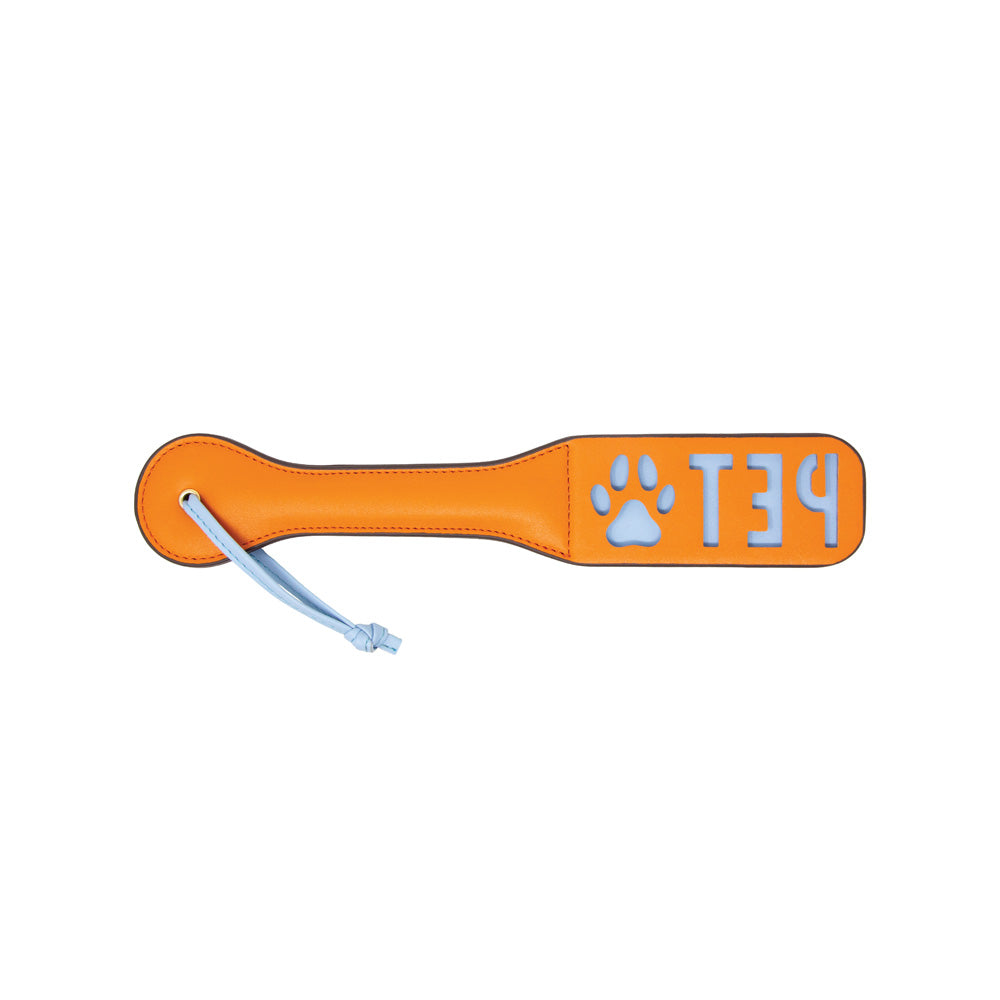 Imprint Impact Paddle – PET – Nobü Fetish Orange/Blue