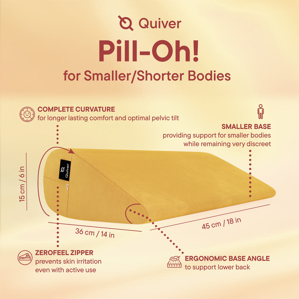 Positioning pillow – Quiver Pill-Oh! Velvet Mango