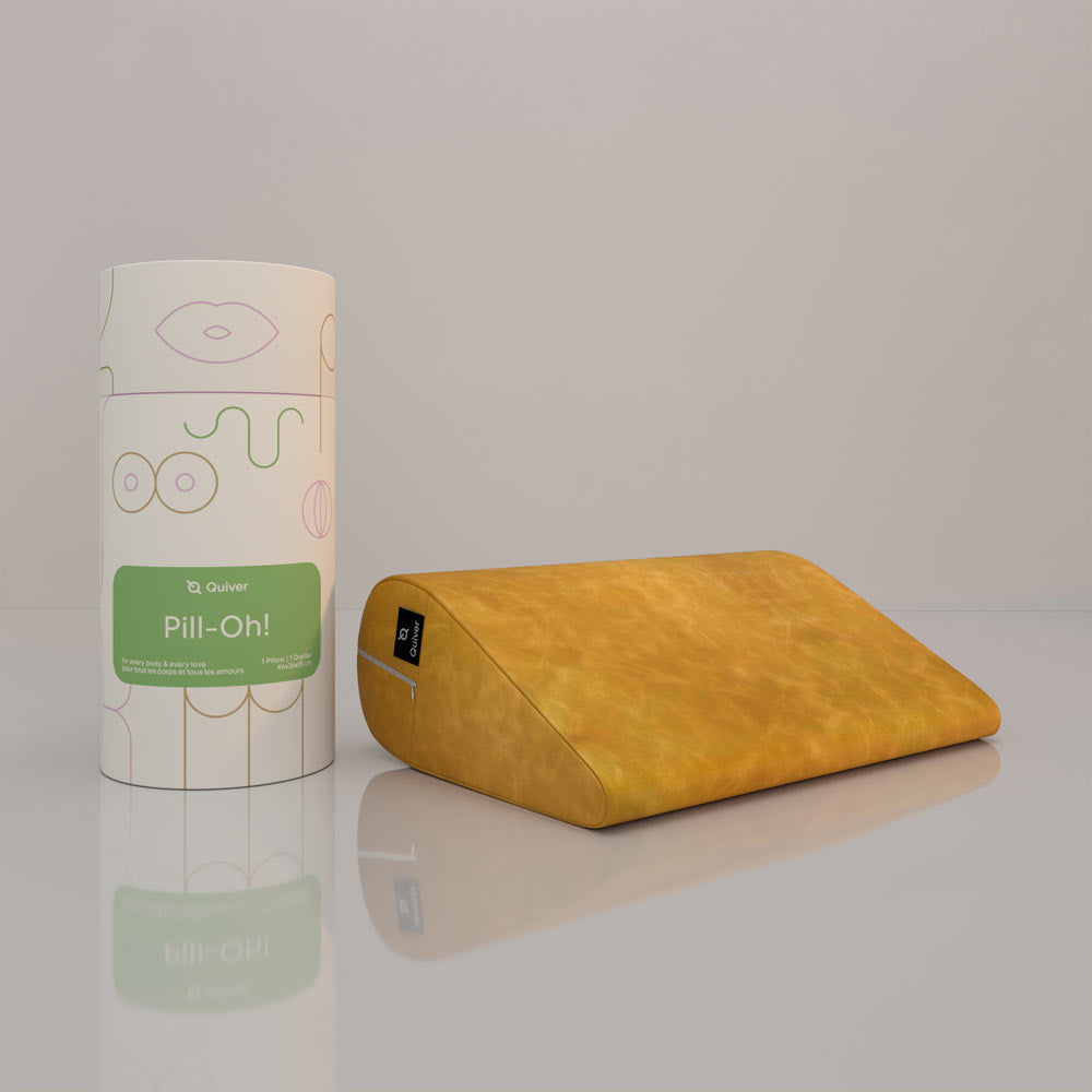 Positioning pillow – Quiver Pill-Oh! Vegan Leather Mango