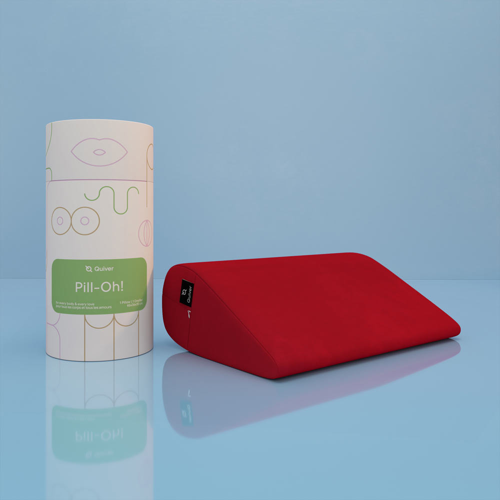 Positioning pillow – Quiver Pill-Oh! Velvet Cherry
