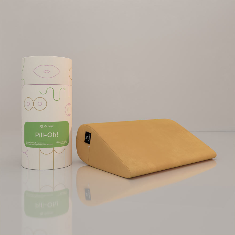 Positioning pillow – Quiver Pill-Oh! Velvet Mango