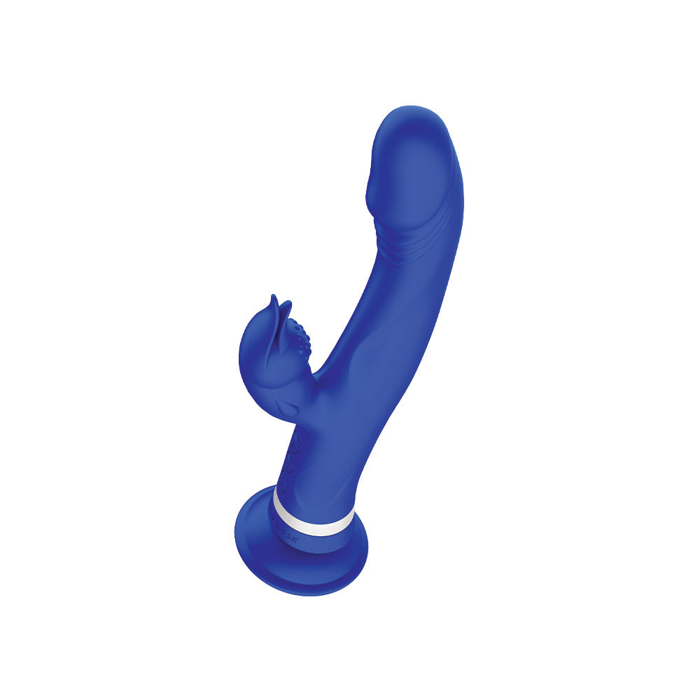 Dual Vibrator with Suction Cup – Nobü Essentials Qasi Blue