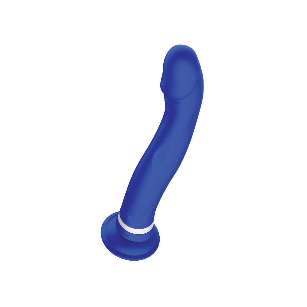 Silicone Vibrator with Suction Cup – Nobü Essentials Quin Blue Rechargeable