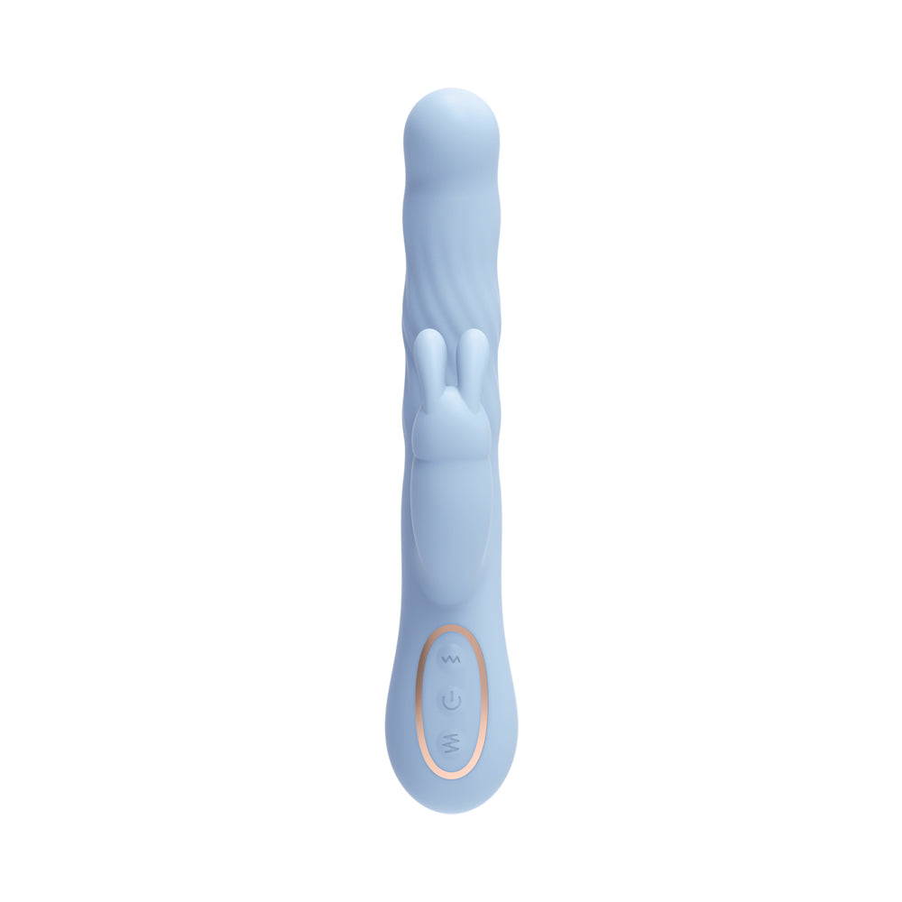 Waving Rabbit Dual Vibrator – Nobü Essentials Ravi Light Blue