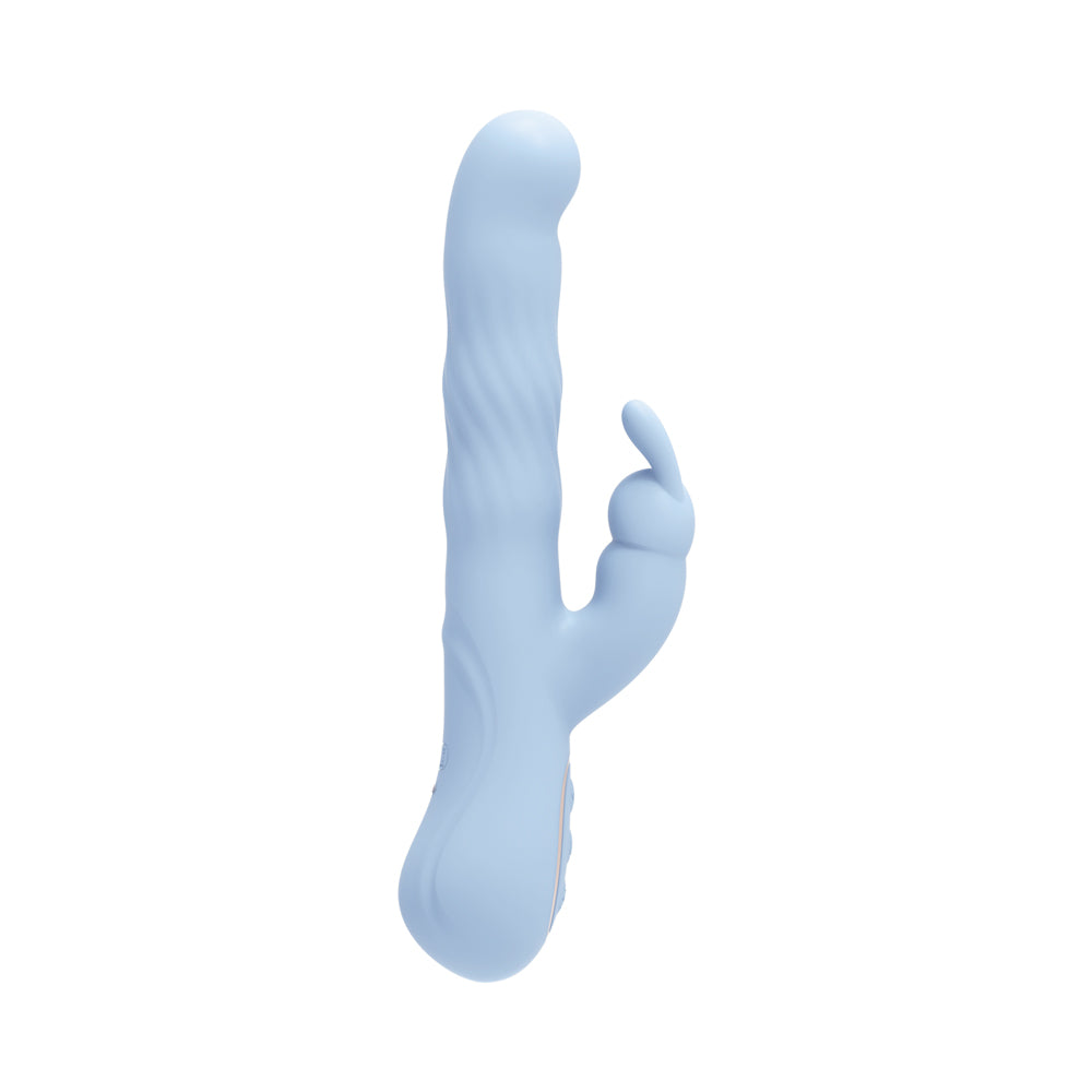 Waving Rabbit Dual Vibrator – Nobü Essentials Ravi Light Blue