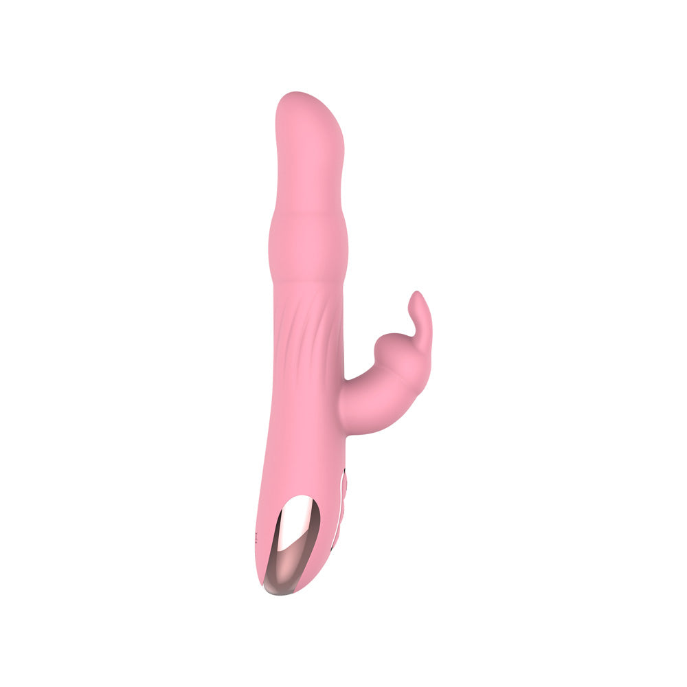 Dual Rabbit Vibrator – Nobü Essentials Rhëa Pink Rechargeable