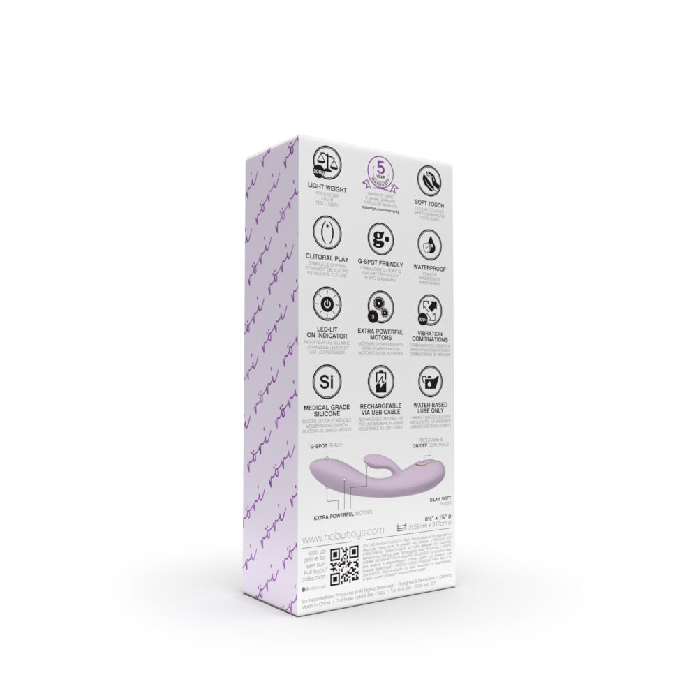 Dual Rabbit Vibrator – Nobü Essentials Röri Lilac