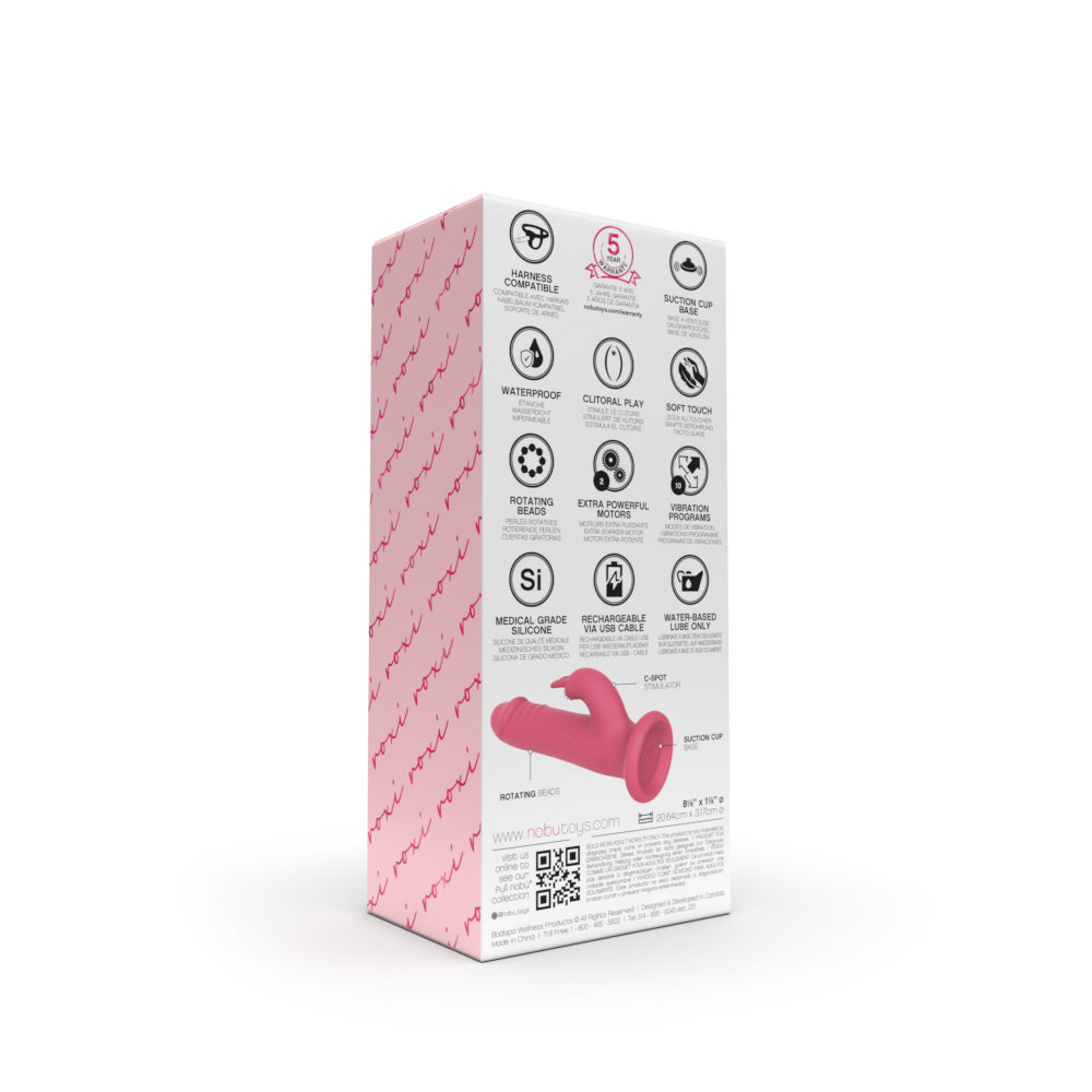 Suction Cup Dual Vibrator - Nobu Roxi