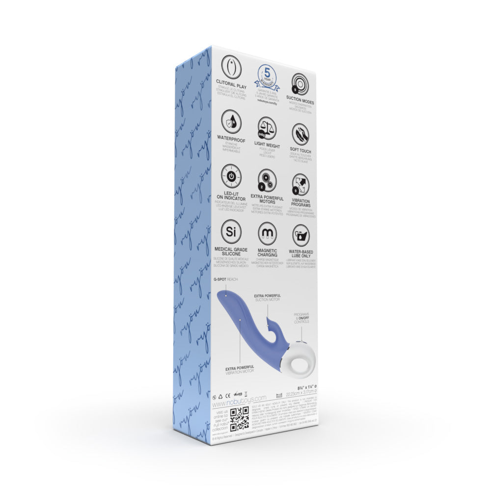 Dual Vibrator with Clitoral Suction - Nobu Ryou