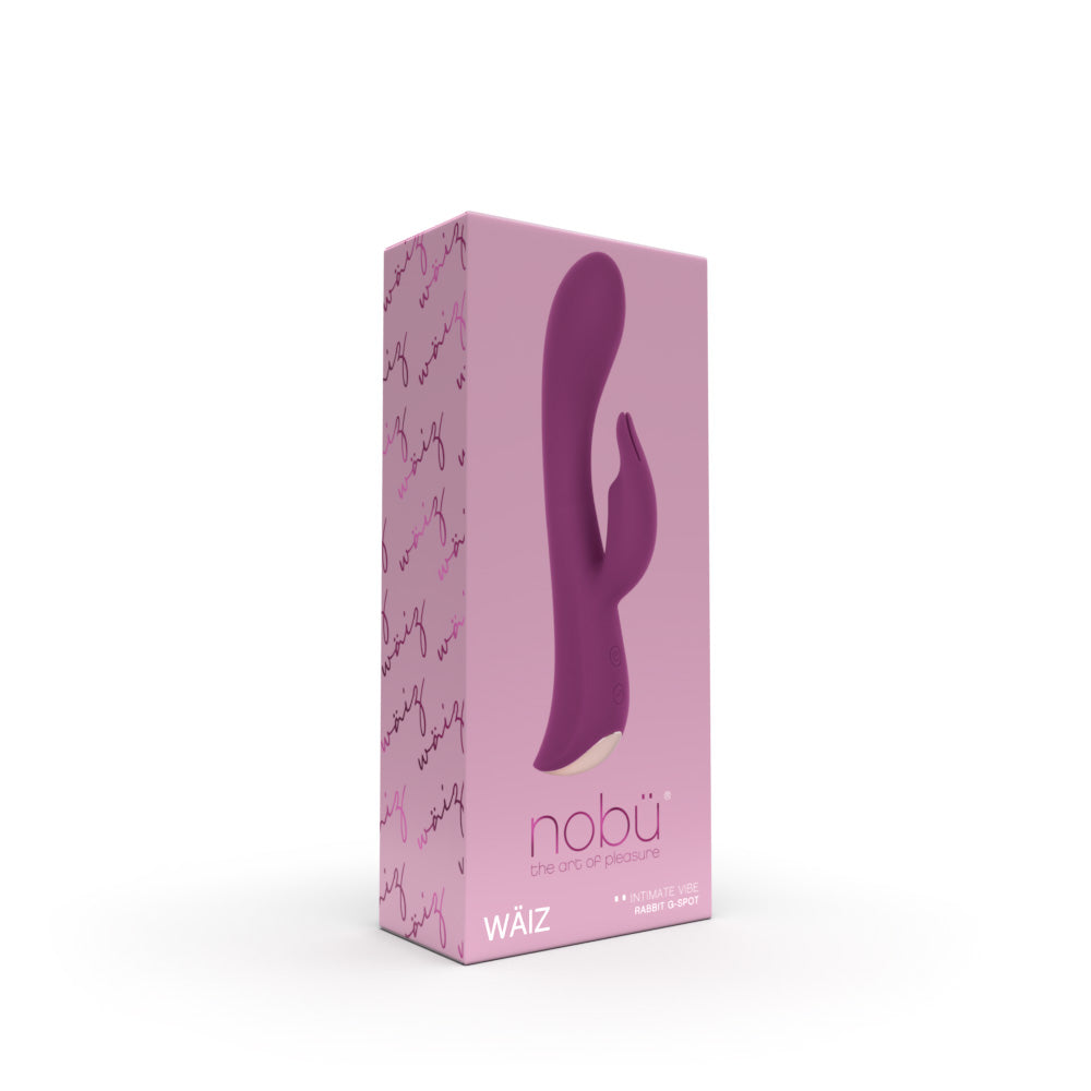 Dual Rabbit Vibrator – Nobü Essentials Wäiz Purple Rechargeable
