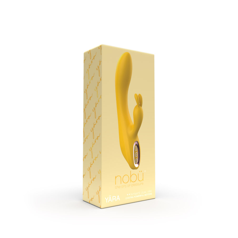 Dual Rabbit Vibrator – Nobü Yära Yellow Rechargeable