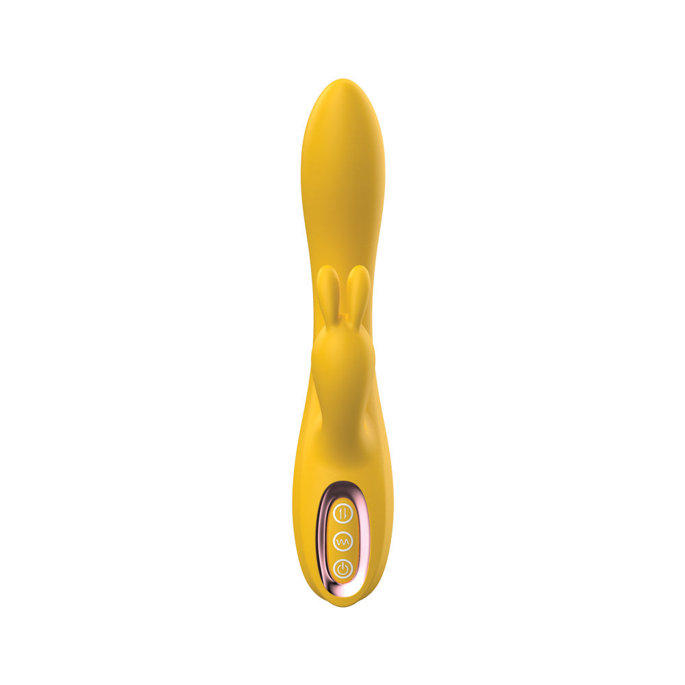 Dual Rabbit Vibrator – Nobü Yära Yellow Rechargeable