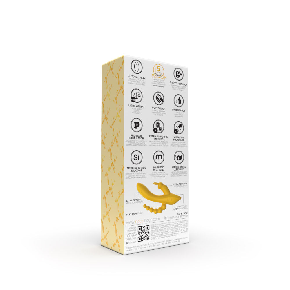 Triple Stimulation Vibrator – Nobü Yüqi Yellow