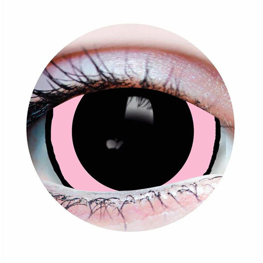 Primal Acid 1 Pink & Black Cosmetic Contact Lenses